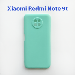 Чехол бампер Xiaomi Redmi Note 9T бирюзовый