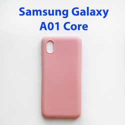 Чехол бампер для Samsung Galaxy A01 Core SM-A013F розовы