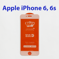 Защитное стекло Apple iPhone 6G, 6s белый 5D