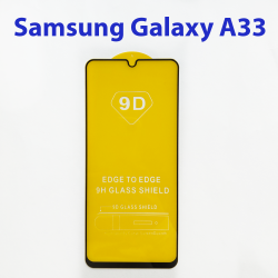 Защитное стекло Samsung Galaxy A33 (черный) 5d