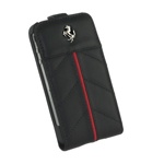 Чехол футляр-книга Ferrari Flip Down для iPhone 4/4s черный