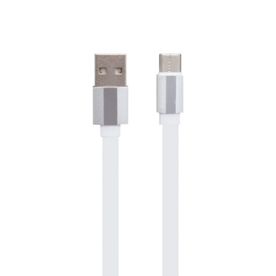 USB кабель Borofone BU8 ligtning для зарядки и синхронизации (белый) 1,2 метра - фото