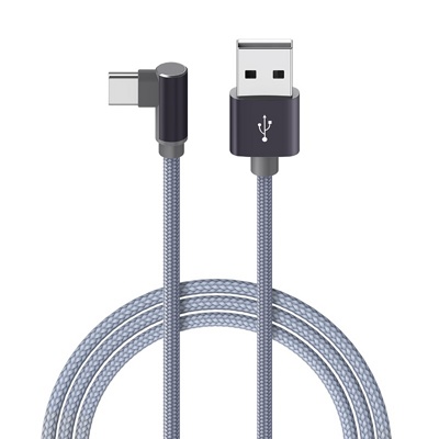 USB кабель Borofone BX26 Type-C для зарядки и синхронизации (металлически-серый) 1 метра - фото