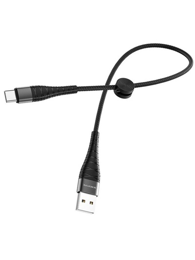 USB кабель Borofone BX32 Type-C для зарядки и синхронизации (красный) 0,25 метра - фото