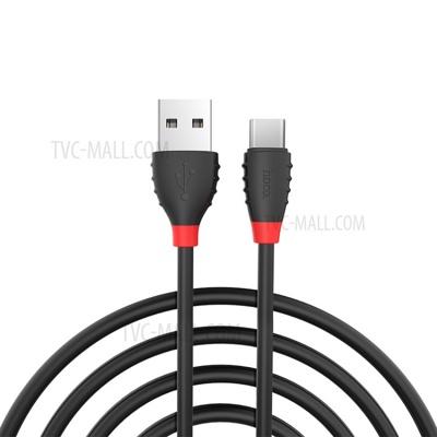 USB кабель Hoco X27 Type-C для зарядки и синхронизации (черный) 1,2 метра - фото