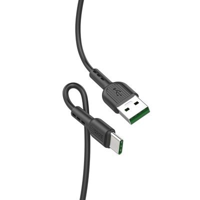 USB кабель Hoco X33 Type-C для зарядки и синхронизации (черный) 1 метра - фото