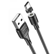 USB кабель Hoco X52 Type-C зарядка магнитная (черный) 1 метра  - фото