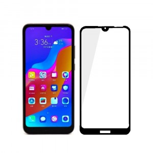 Защитная гидрогелевая пленка Huawei Y6 2019 (JAT-LX1), Honor 8A (MRD-LX2) черный 5D - фото